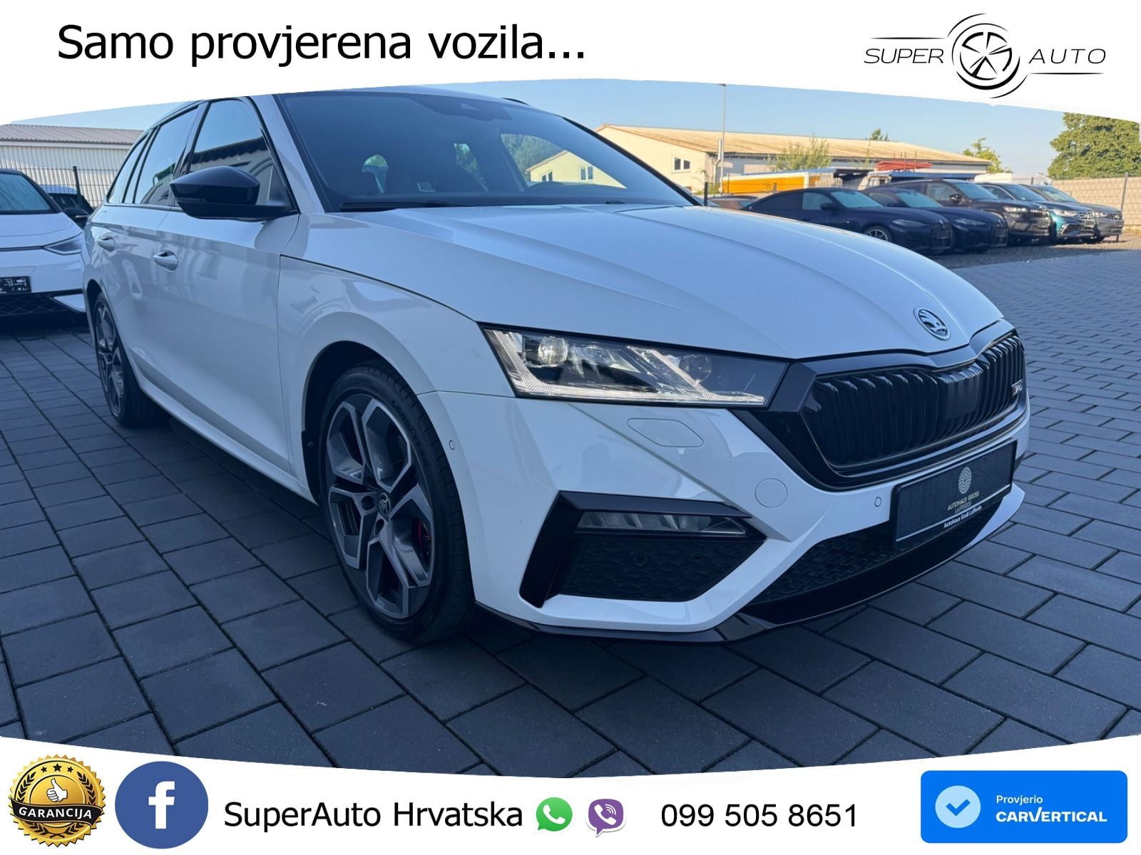 Škoda Octavia Combi RS 2.0 TDI (200 KS) DSG LED+GR SJED+ACC
