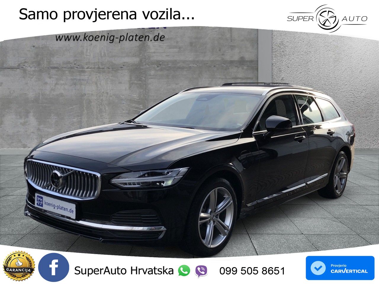 Volvo V90 Recharge T8 AWD Geartronic LED+GR SJED+ACC