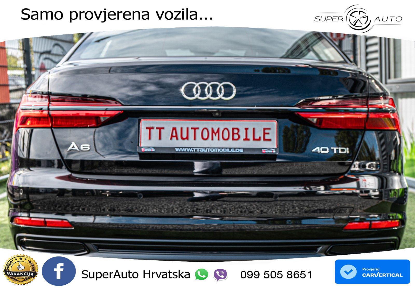 Audi A6 40 TDI (204 KS) S tronic LED+GR SJED+ACC