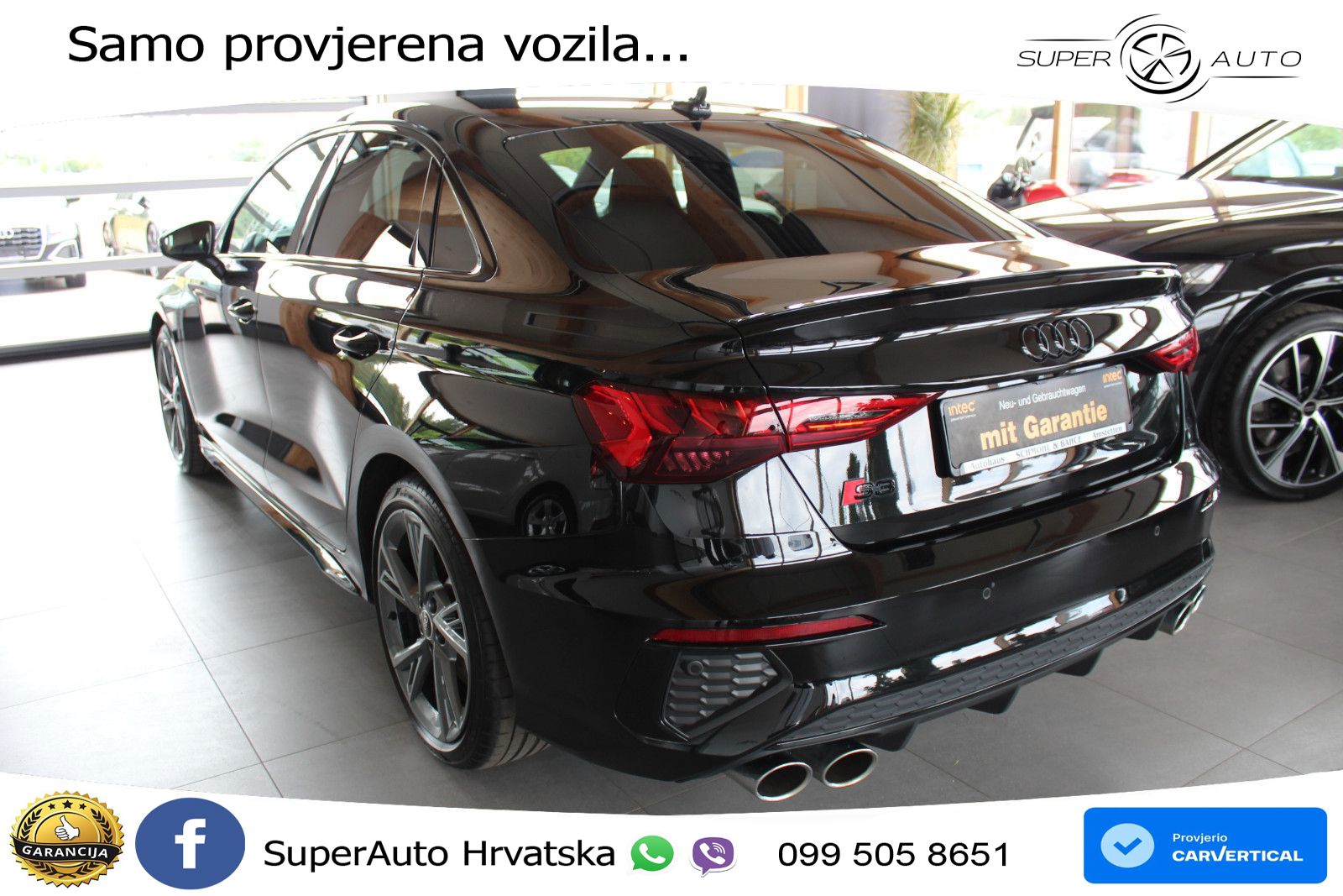 Audi S3 Limuzina 2.0 TFSI (310 KS) quattro S tronic MATRIX+GR SJED+KAM