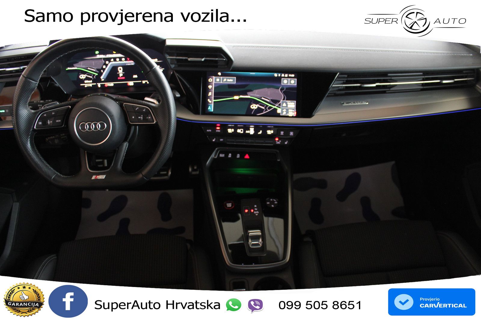 Audi S3 Limuzina 2.0 TFSI (310 KS) quattro S tronic MATRIX+GR SJED+KAM