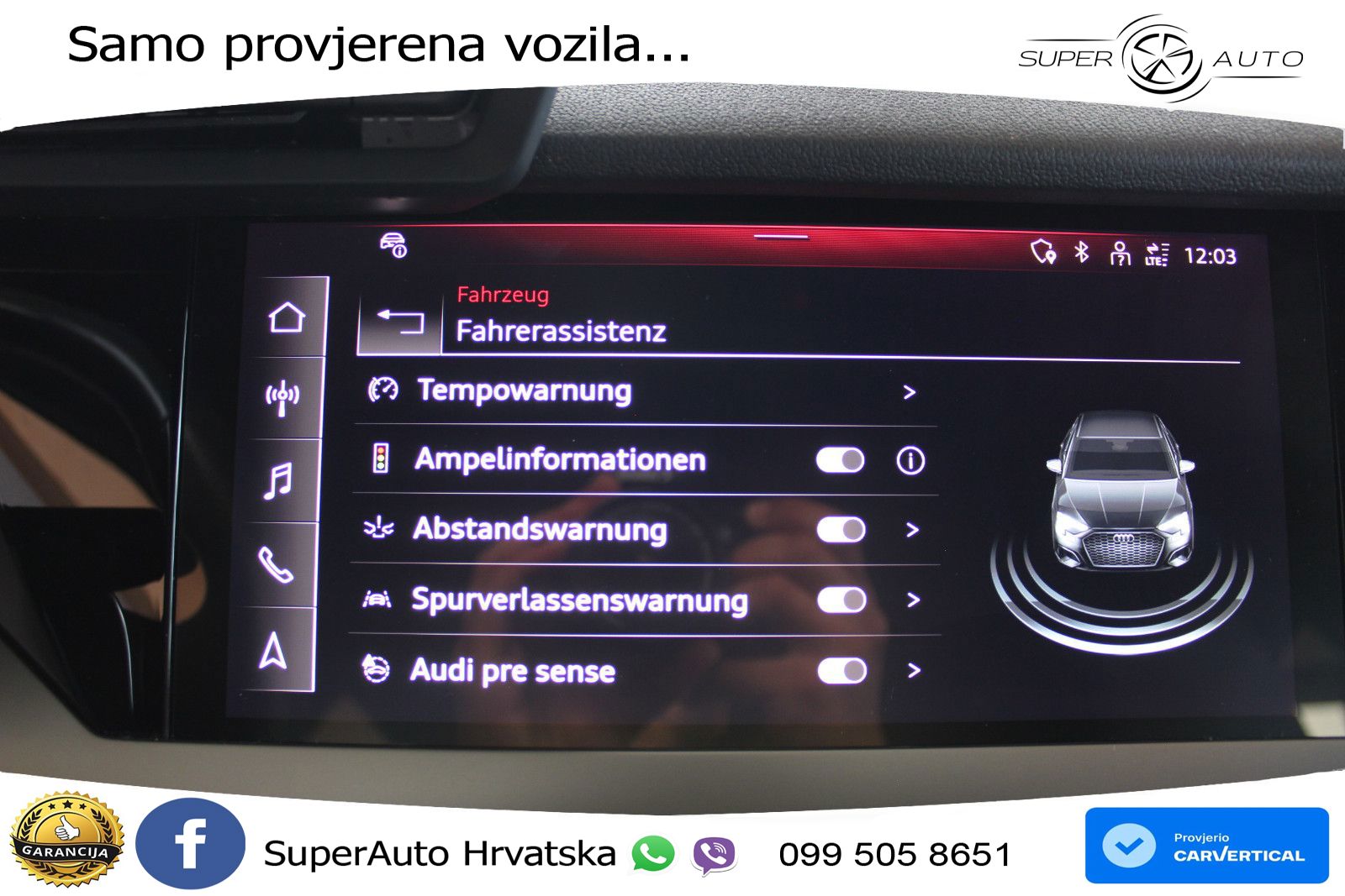 Audi S3 Limuzina 2.0 TFSI (310 KS) quattro S tronic MATRIX+GR SJED+KAM