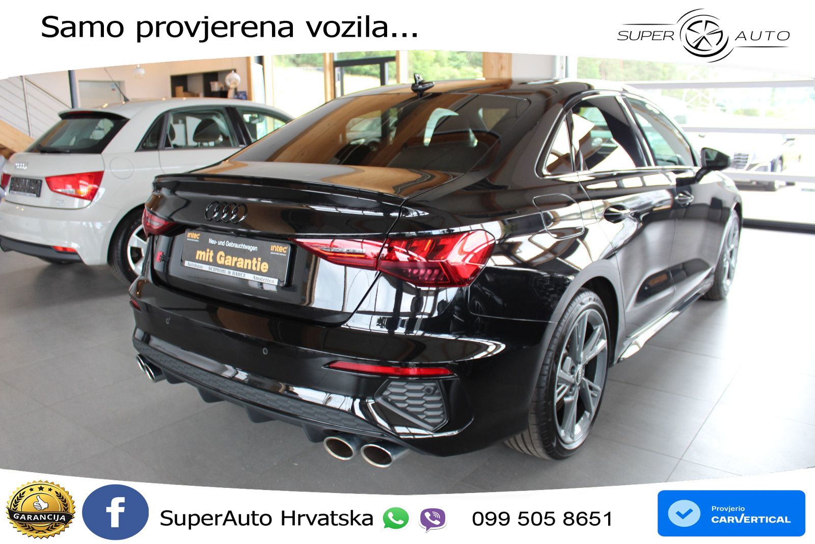 Audi S3 Limuzina 2.0 TFSI (310 KS) quattro S tronic MATRIX+GR SJED+KAM