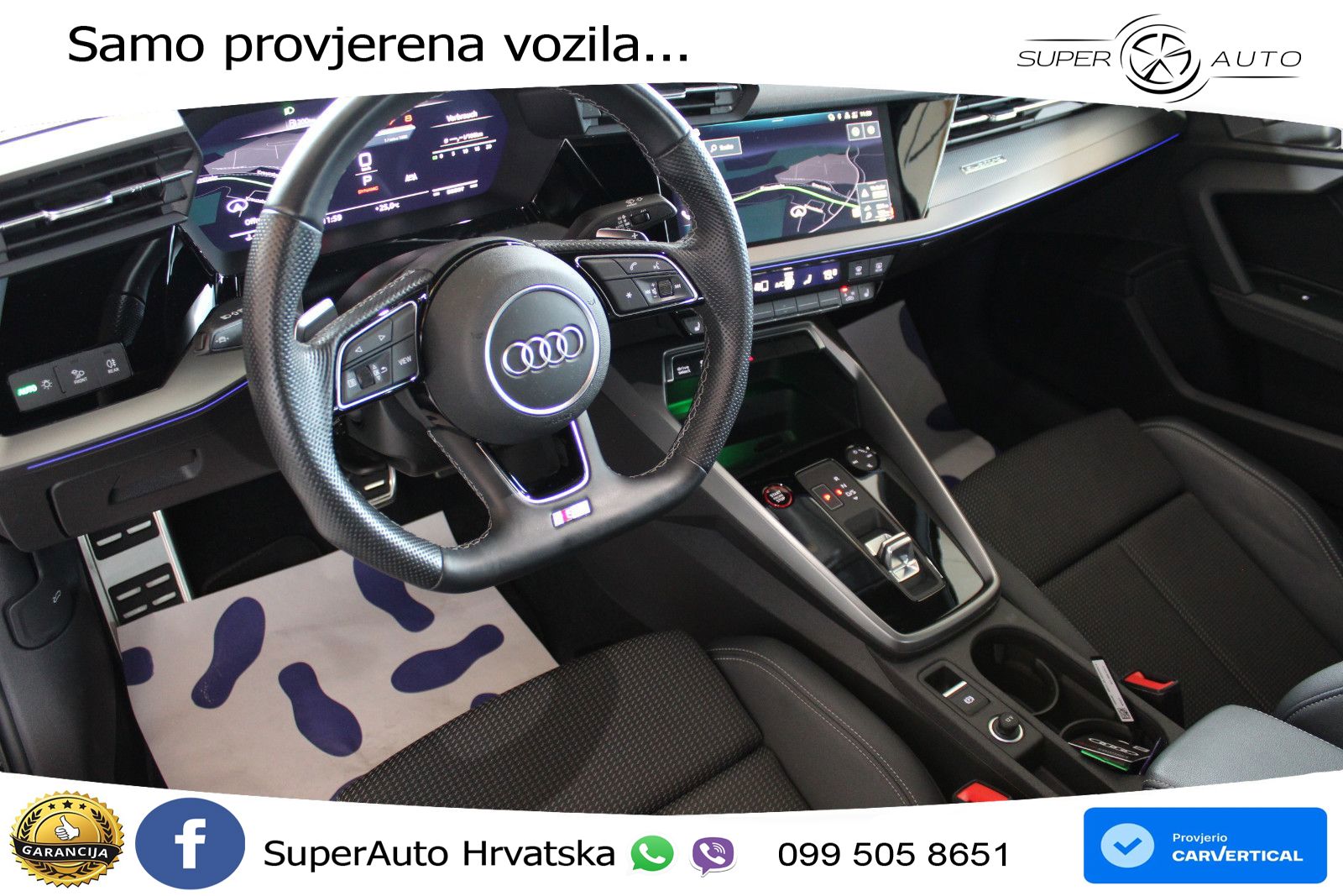 Audi S3 Limuzina 2.0 TFSI (310 KS) quattro S tronic MATRIX+GR SJED+KAM