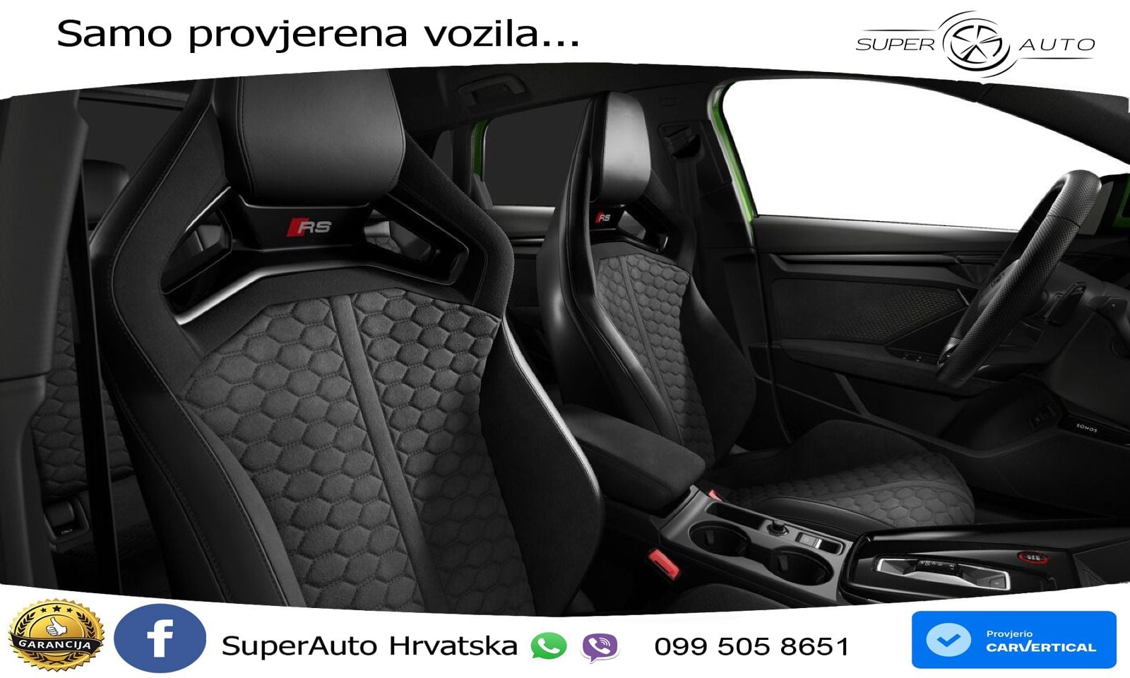 Audi RS3 Sedan 2.5 TFSI (400 KS) quattro S tronic LED+GR SJED+ACC