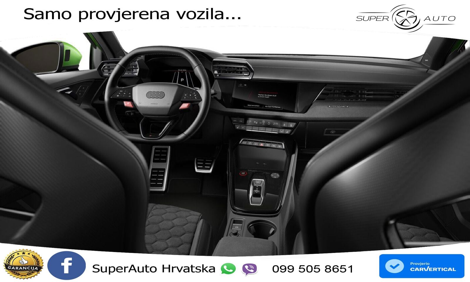 Audi RS3 Sedan 2.5 TFSI (400 KS) quattro S tronic LED+GR SJED+ACC