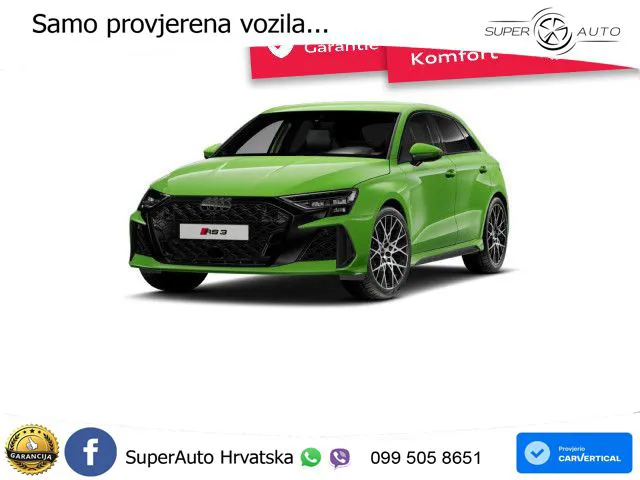 Audi RS3 Sedan 2.5 TFSI (400 KS) quattro S tronic LED+GR SJED+ACC