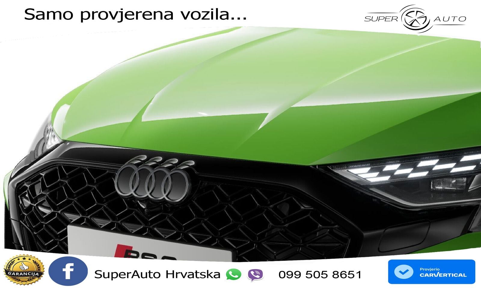 Audi RS3 Sedan 2.5 TFSI (400 KS) quattro S tronic LED+GR SJED+ACC