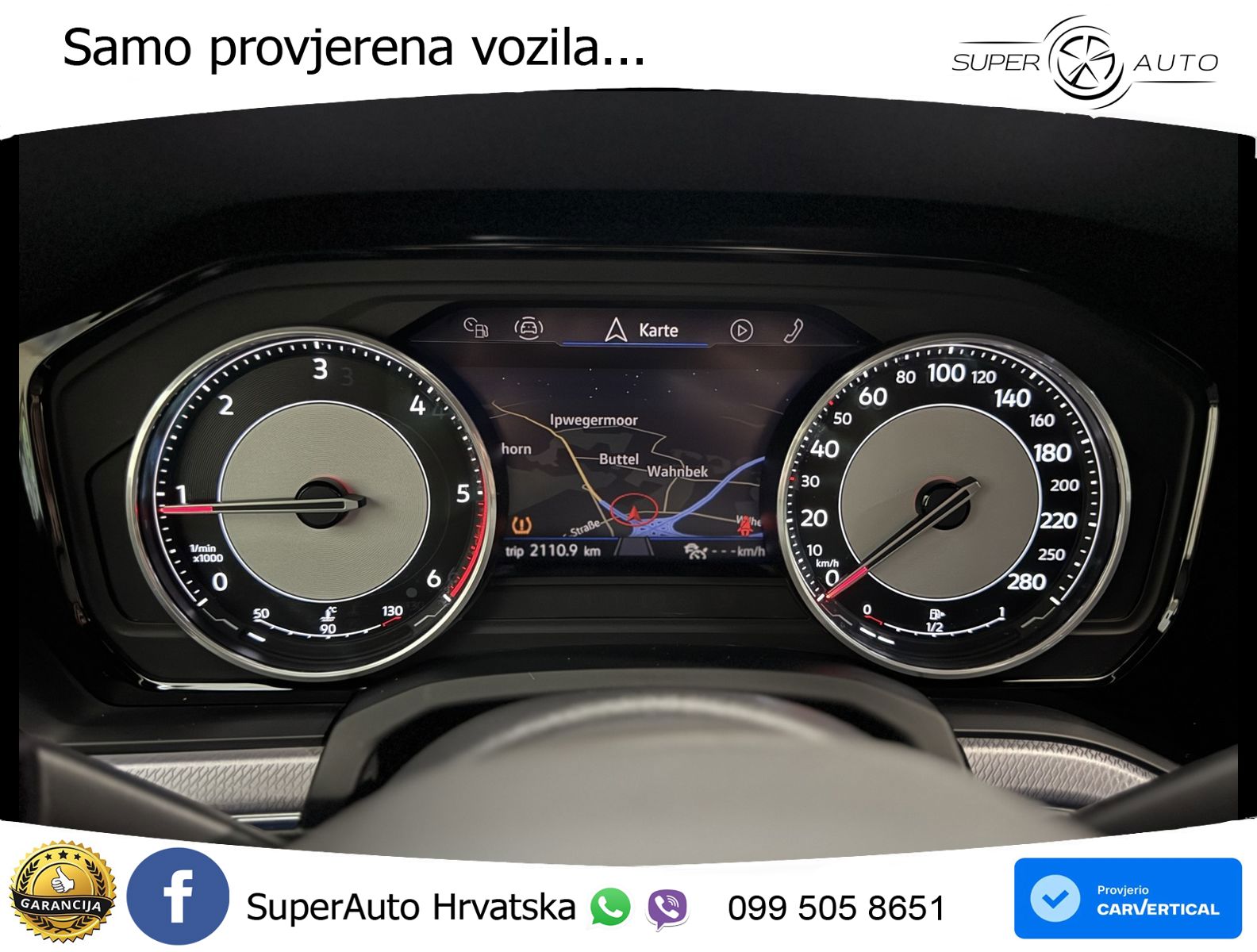 Volkswagen Touareg 3.0 V6 TDI (286 KS) 4MOTION Tiptronic R-Line ZRAČNI+ACC+GR SJED+KAM