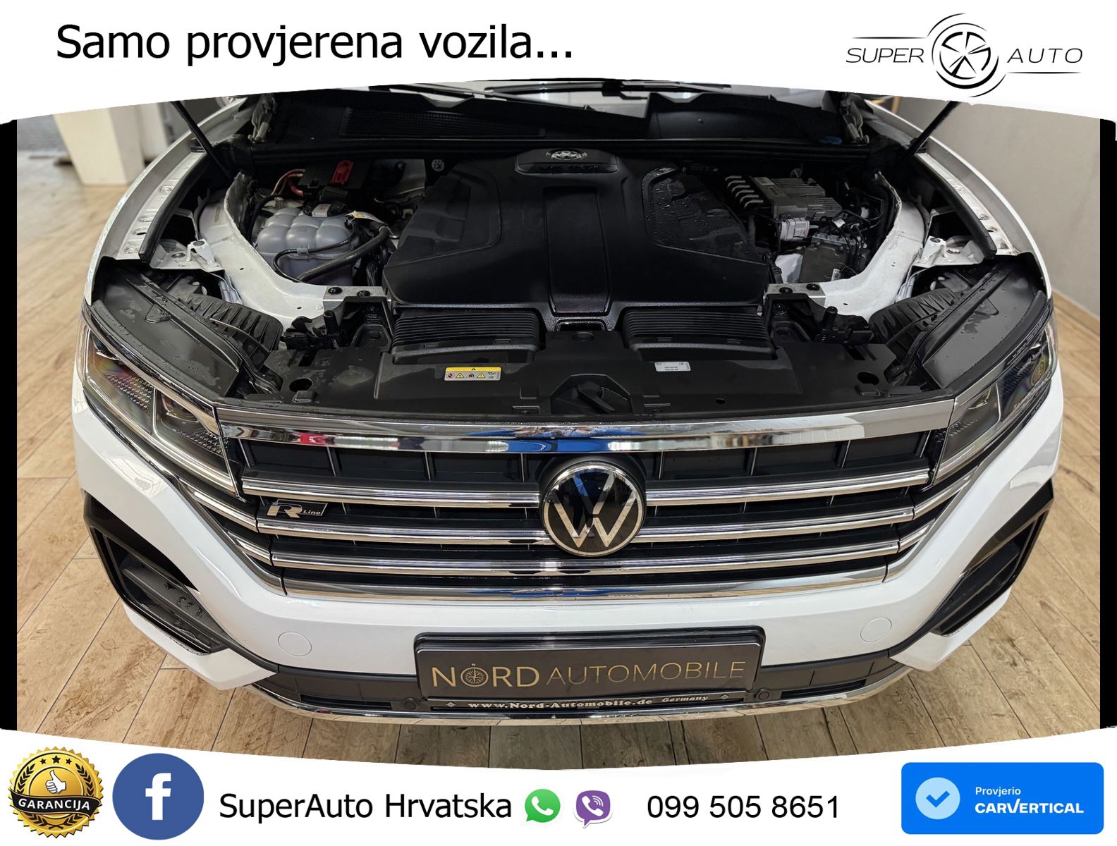 Volkswagen Touareg 3.0 V6 TDI (286 KS) 4MOTION Tiptronic R-Line ZRAČNI+ACC+GR SJED+KAM