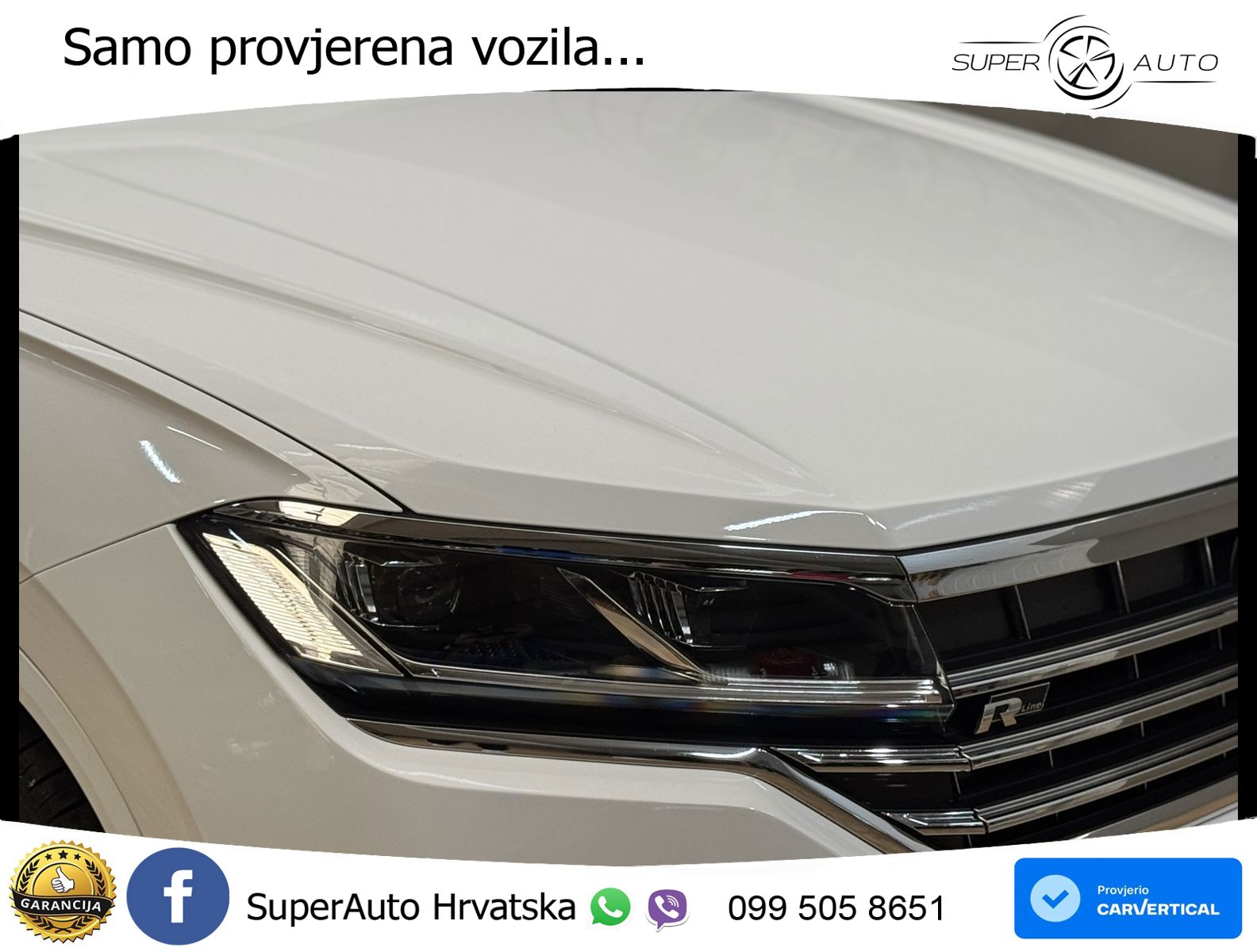 Volkswagen Touareg 3.0 V6 TDI (286 KS) 4MOTION Tiptronic R-Line ZRAČNI+ACC+GR SJED+KAM