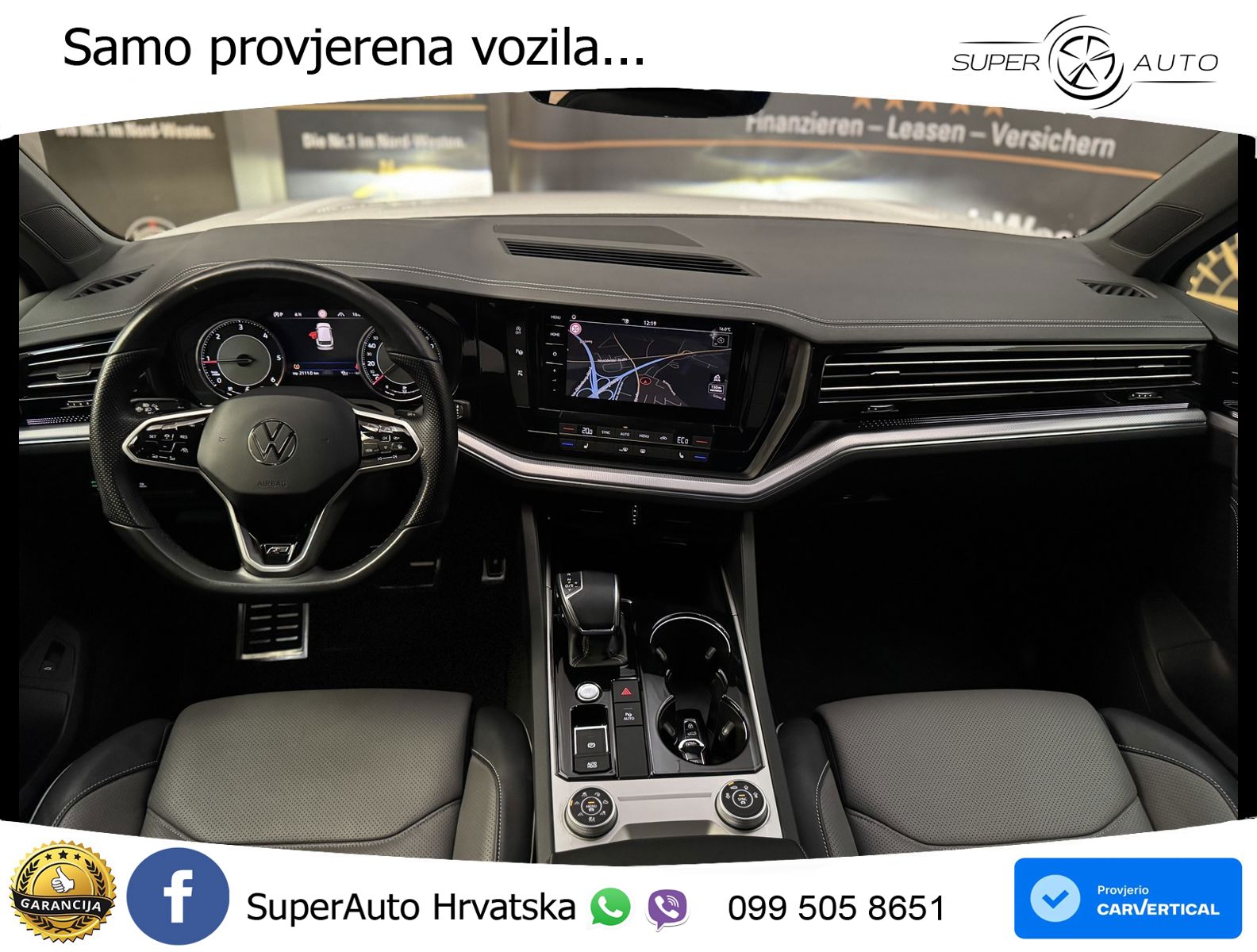 Volkswagen Touareg 3.0 V6 TDI (286 KS) 4MOTION Tiptronic R-Line ZRAČNI+ACC+GR SJED+KAM