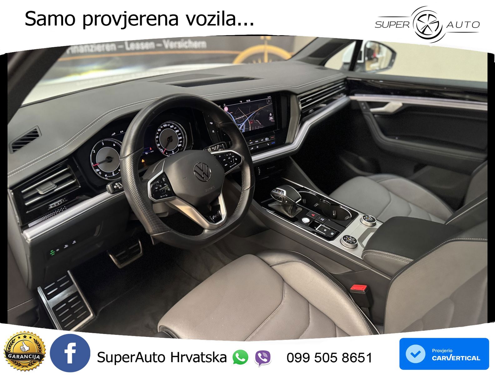Volkswagen Touareg 3.0 V6 TDI (286 KS) 4MOTION Tiptronic R-Line ZRAČNI+ACC+GR SJED+KAM