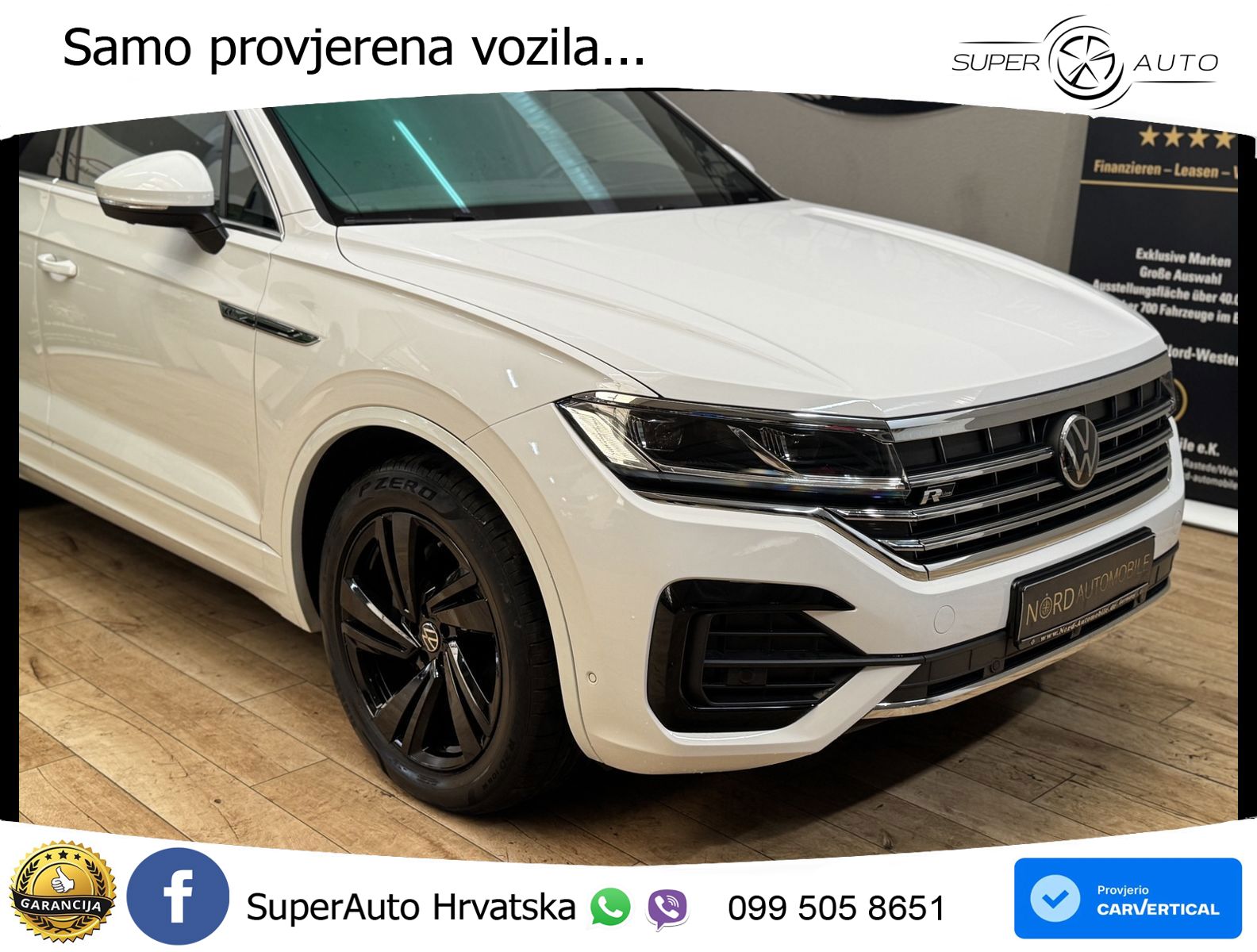 Volkswagen Touareg 3.0 V6 TDI (286 KS) 4MOTION Tiptronic R-Line ZRAČNI+ACC+GR SJED+KAM