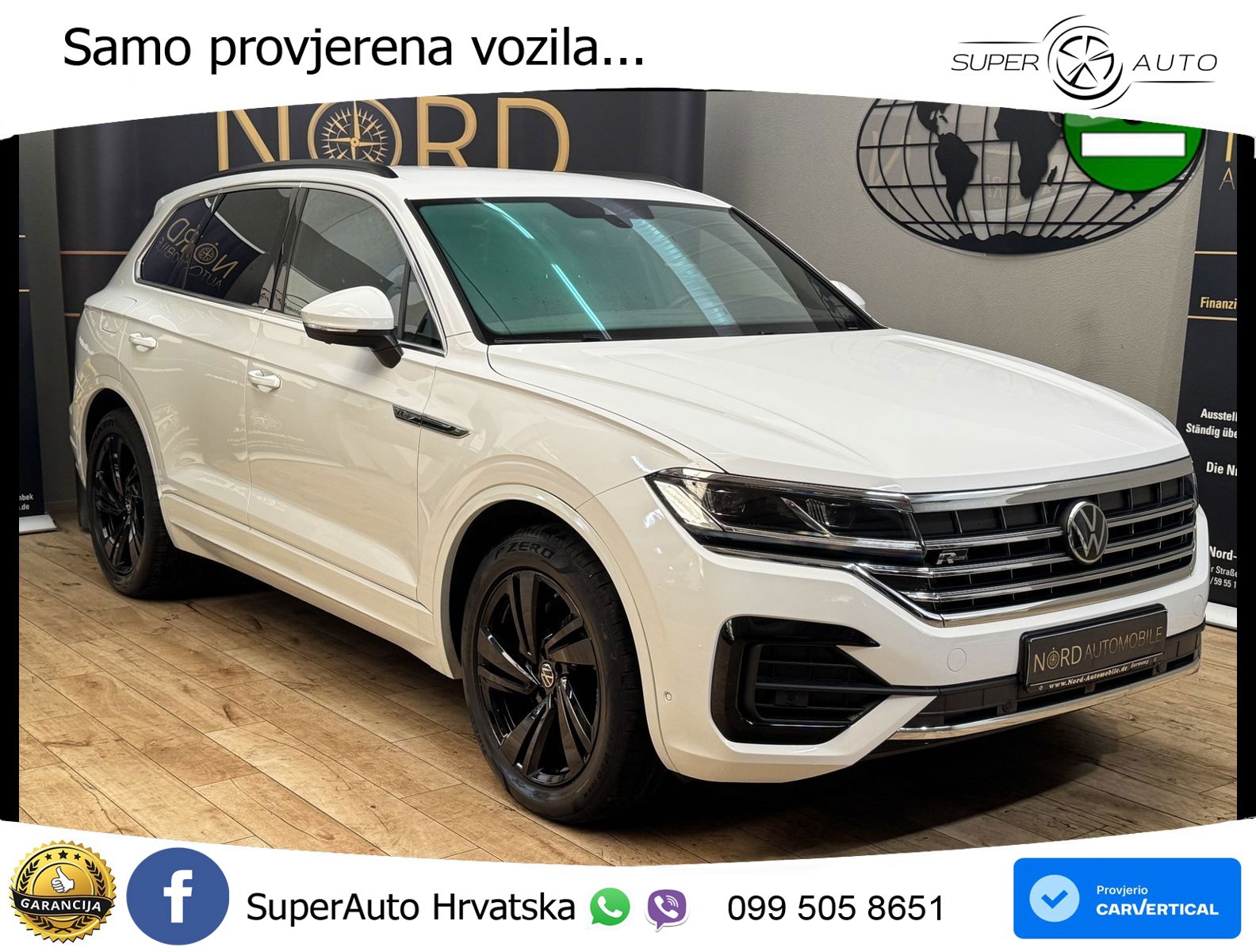 Volkswagen Touareg 3.0 V6 TDI (286 KS) 4MOTION Tiptronic R-Line ZRAČNI+ACC+GR SJED+KAM