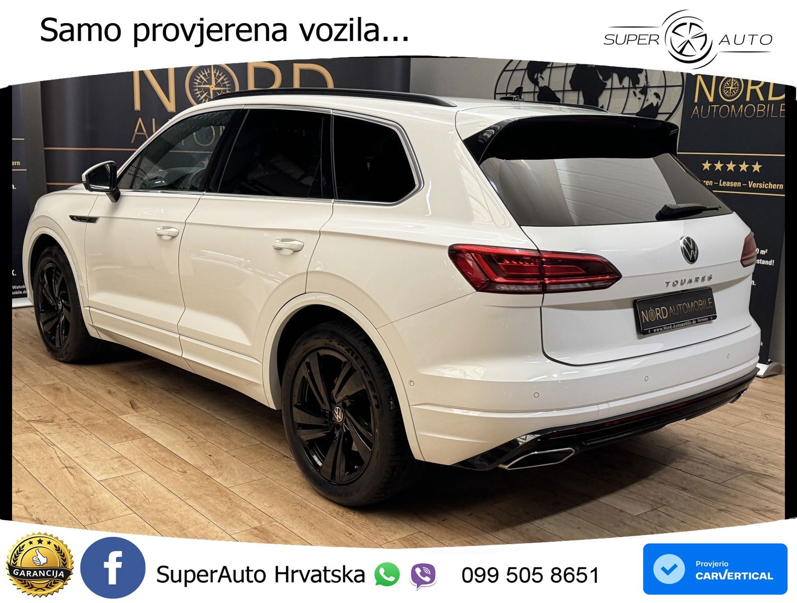 Volkswagen Touareg 3.0 V6 TDI (286 KS) 4MOTION Tiptronic R-Line ZRAČNI+ACC+GR SJED+KAM