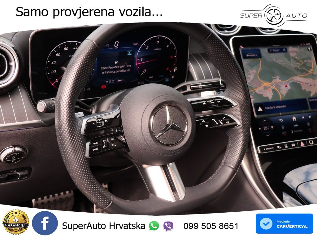 Mercedes GLC 300d (269 KS) 4MATIC 9G-TRONIC AMG ZRAČNI+ACC+GR SJED+360+PANO