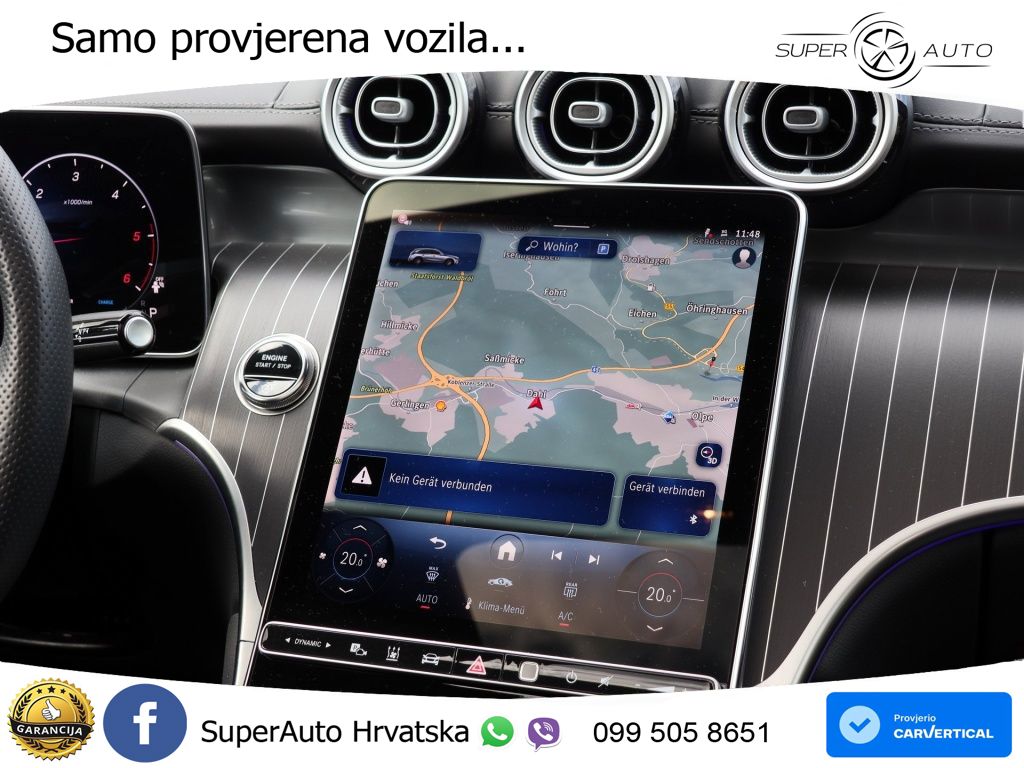 Mercedes GLC 300d (269 KS) 4MATIC 9G-TRONIC AMG ZRAČNI+ACC+GR SJED+360+PANO