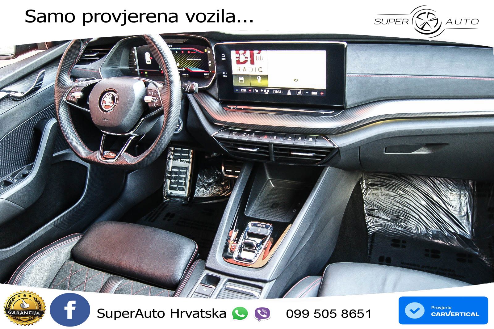Škoda Octavia Combi RS 2.0 TDI (200 KS) 4x4 DSG LED+GR SJED+ACC