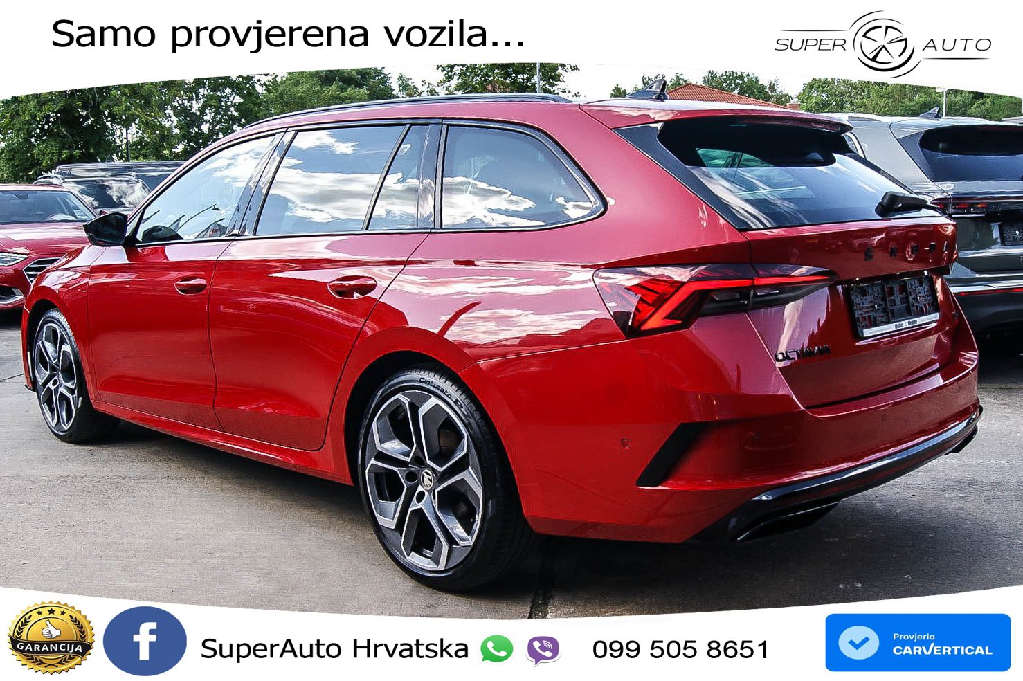 Škoda Octavia Combi RS 2.0 TDI (200 KS) 4x4 DSG LED+GR SJED+ACC