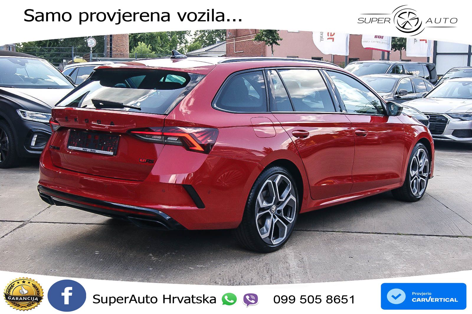 Škoda Octavia Combi RS 2.0 TDI (200 KS) 4x4 DSG LED+GR SJED+ACC
