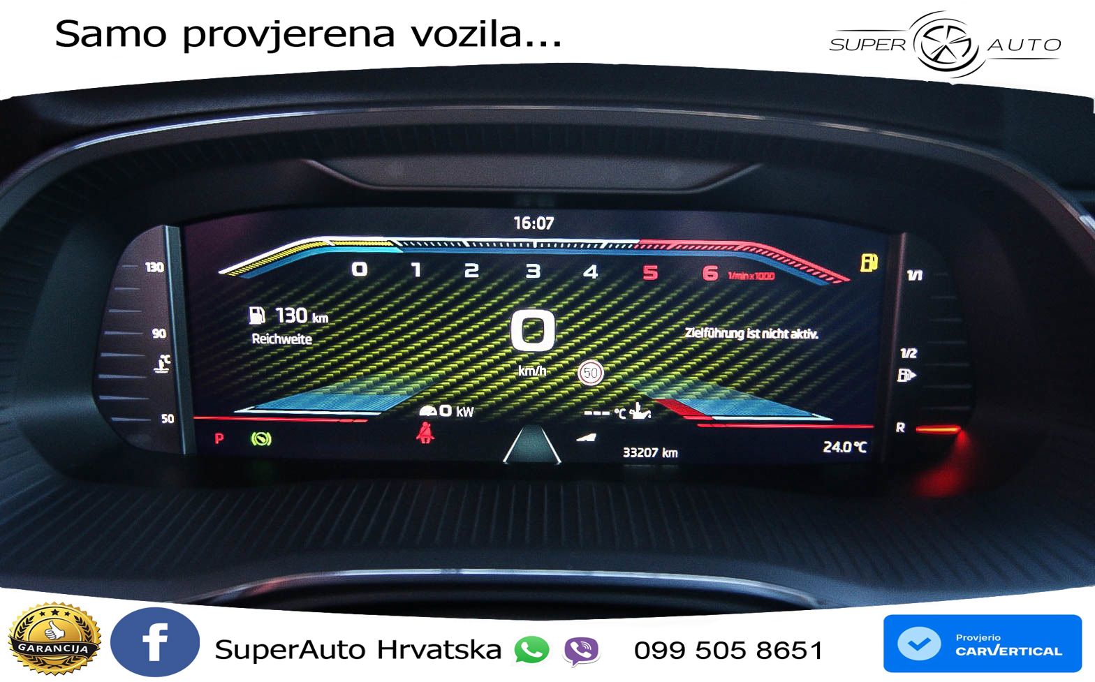 Škoda Octavia Combi RS 2.0 TDI (200 KS) 4x4 DSG LED+GR SJED+ACC