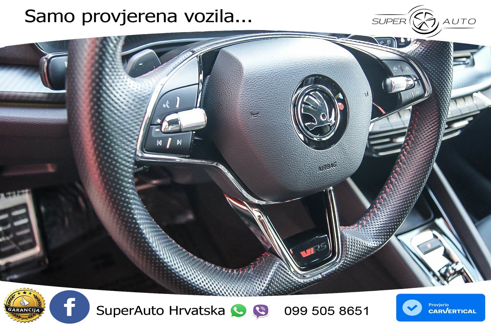 Škoda Octavia Combi RS 2.0 TDI (200 KS) 4x4 DSG LED+GR SJED+ACC