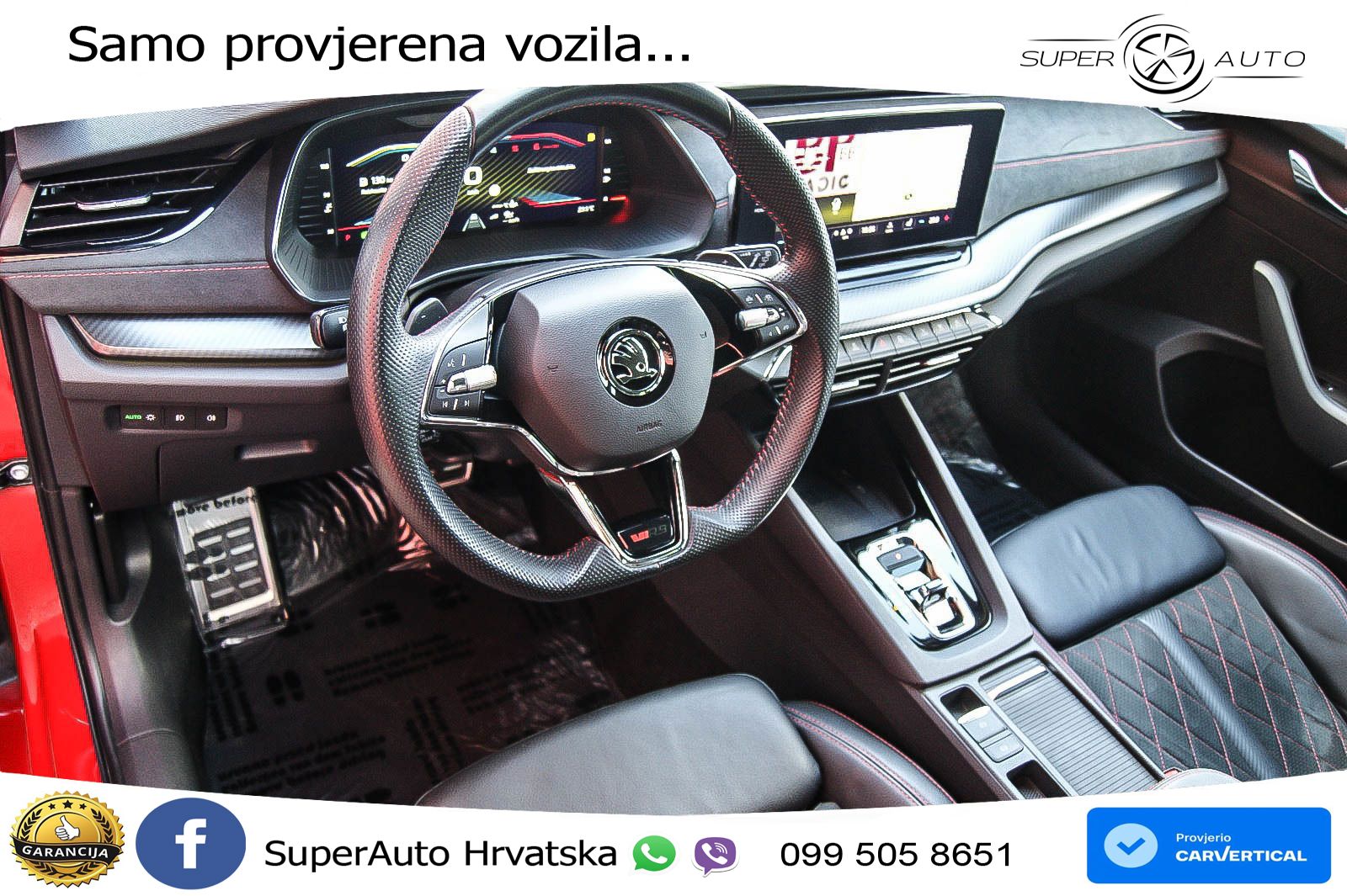 Škoda Octavia Combi RS 2.0 TDI (200 KS) 4x4 DSG LED+GR SJED+ACC