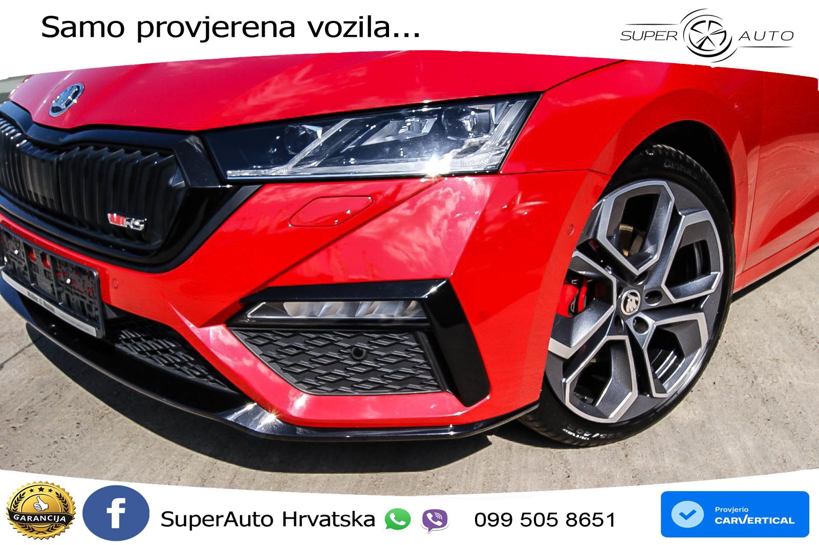 Škoda Octavia Combi RS 2.0 TDI (200 KS) 4x4 DSG LED+GR SJED+ACC