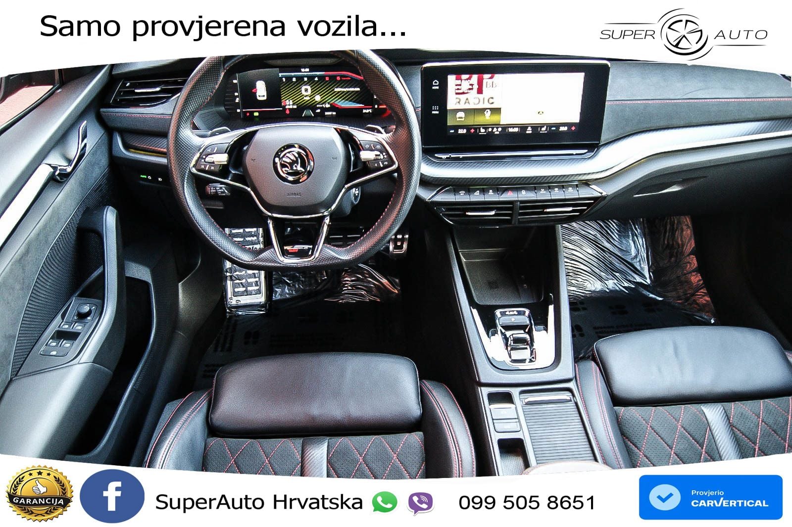 Škoda Octavia Combi RS 2.0 TDI (200 KS) 4x4 DSG LED+GR SJED+ACC