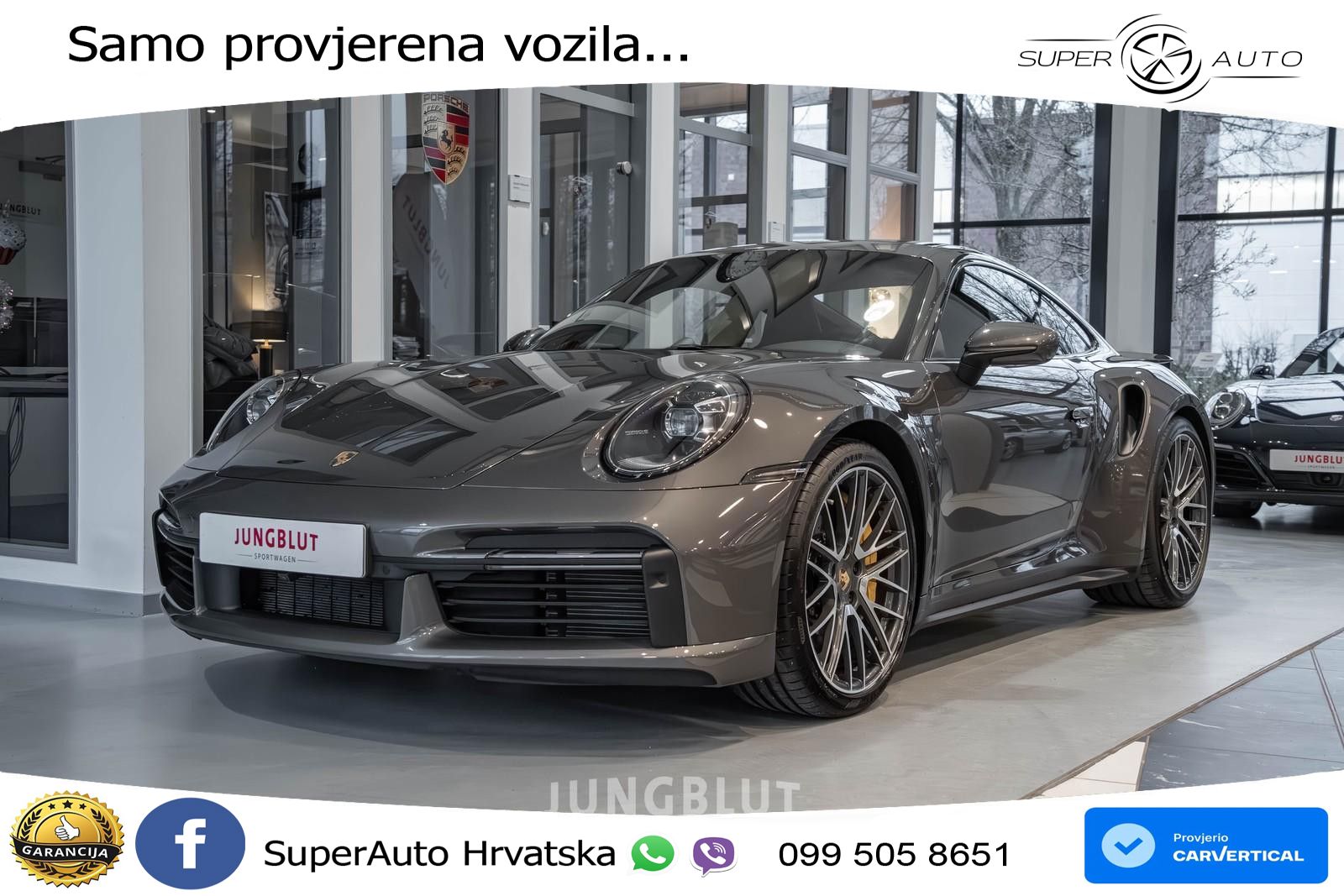 Porsche 911 Turbo S 3.8 (650 KS) PDK LED+GR SJED+ACC