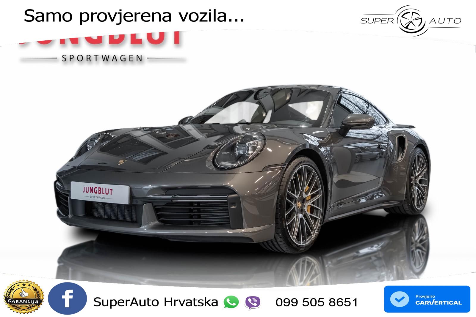 Porsche 911 Turbo S 3.8 (650 KS) PDK LED+GR SJED+ACC