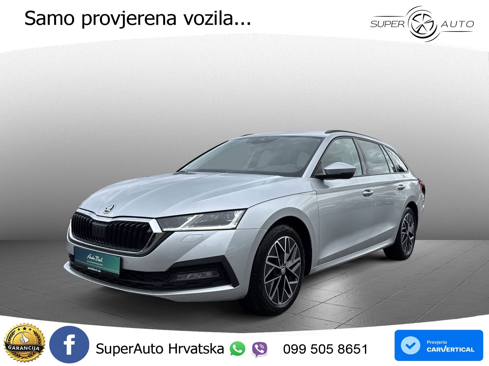 Škoda Octavia Combi 2.0 TDI (116 KS) LED+GR SJED+ACC
