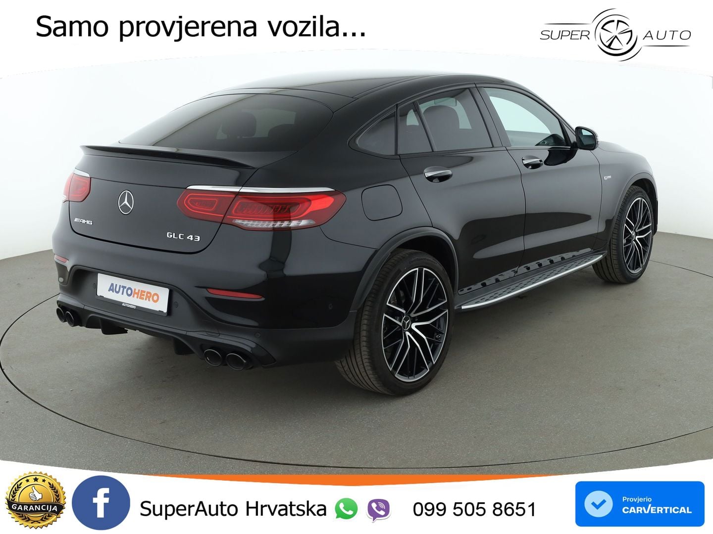 Mercedes AMG GLC 43 V6 (390 KS) 4MATIC TCT LED+GR SJED+ACC