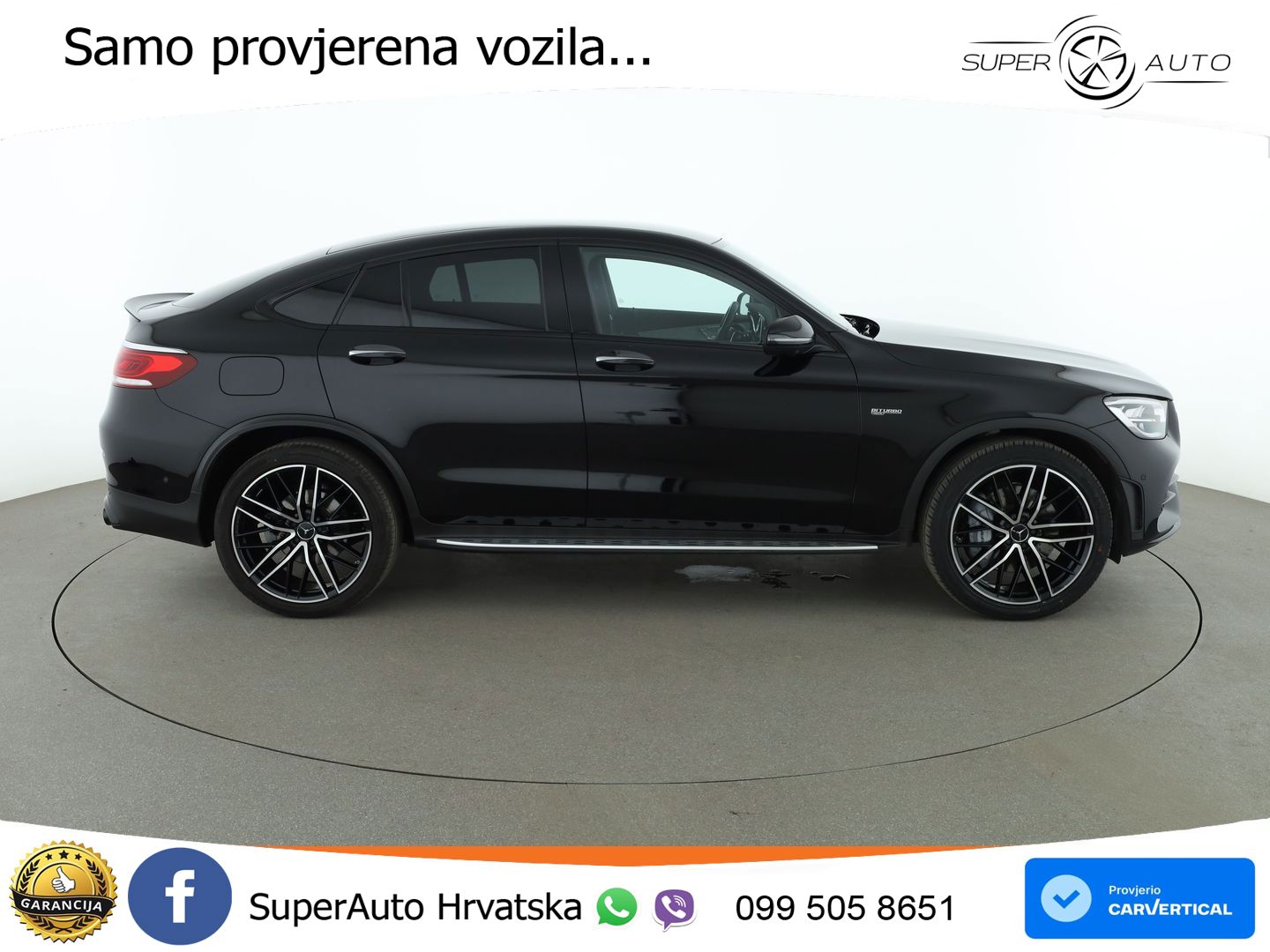 Mercedes AMG GLC 43 V6 (390 KS) 4MATIC TCT LED+GR SJED+ACC
