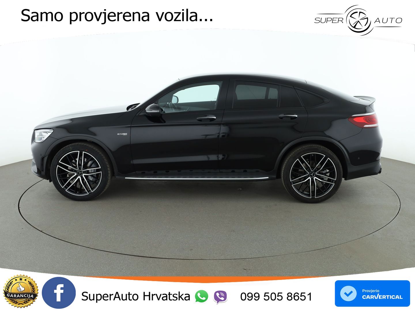 Mercedes AMG GLC 43 V6 (390 KS) 4MATIC TCT LED+GR SJED+ACC