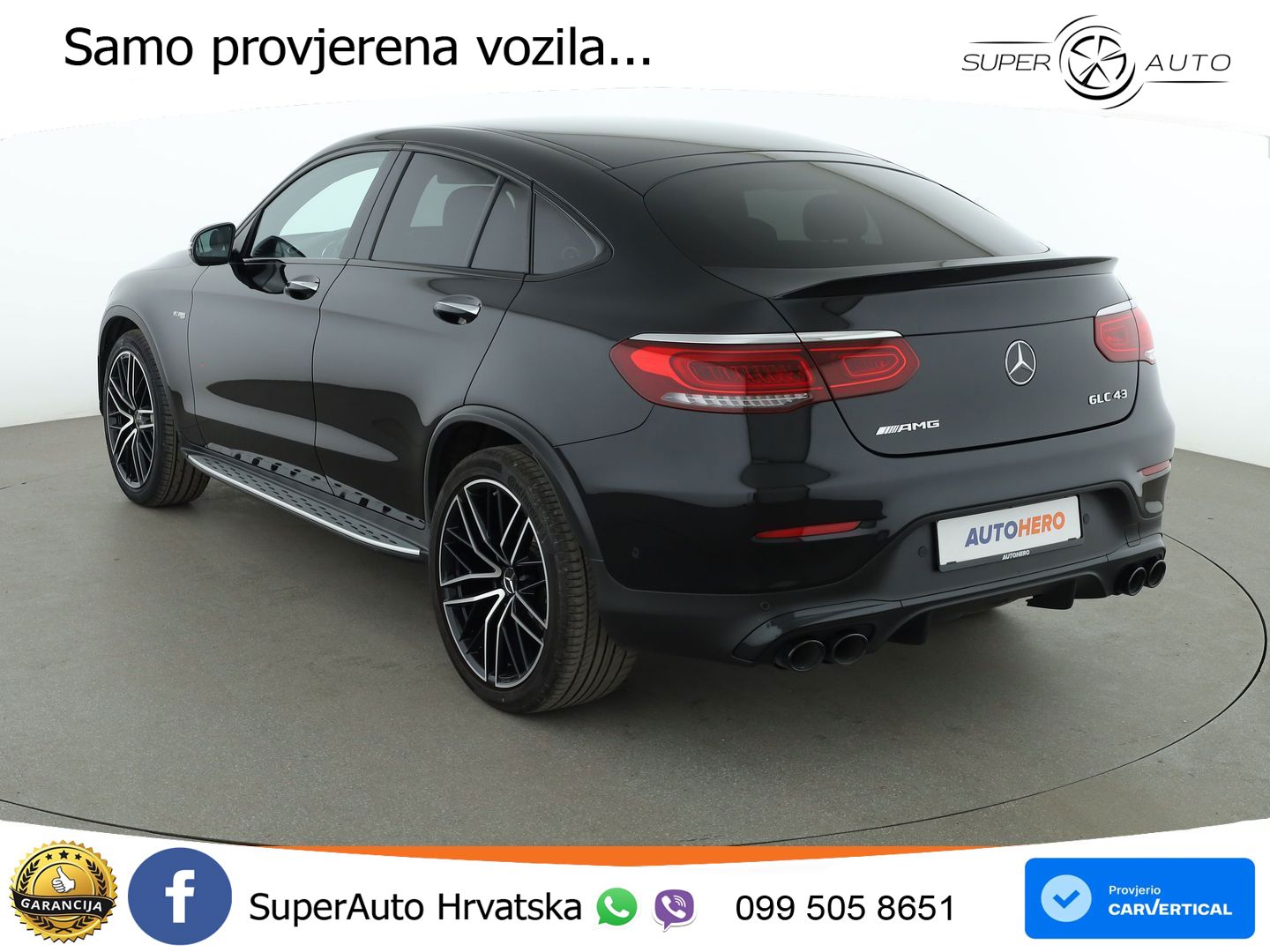 Mercedes AMG GLC 43 V6 (390 KS) 4MATIC TCT LED+GR SJED+ACC