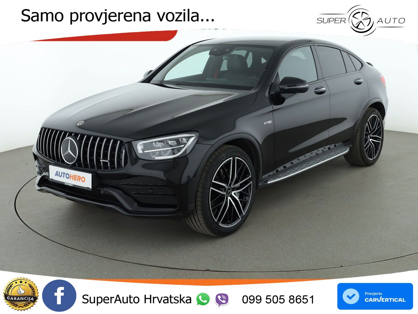 Mercedes AMG GLC 43 V6 (390 KS) 4MATIC TCT LED+GR SJED+ACC