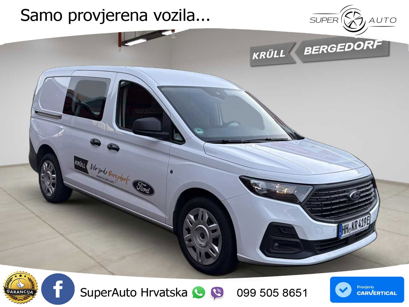 Ford Transit Connect 1.5 EcoBoost PHEV Trend L2 Klima 116 KS