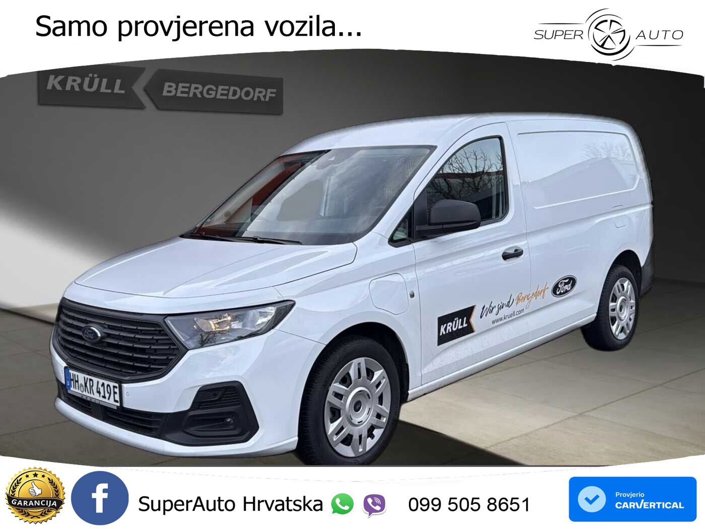Ford Transit Connect 1.5 EcoBoost PHEV Trend L2 Klima 116 KS
