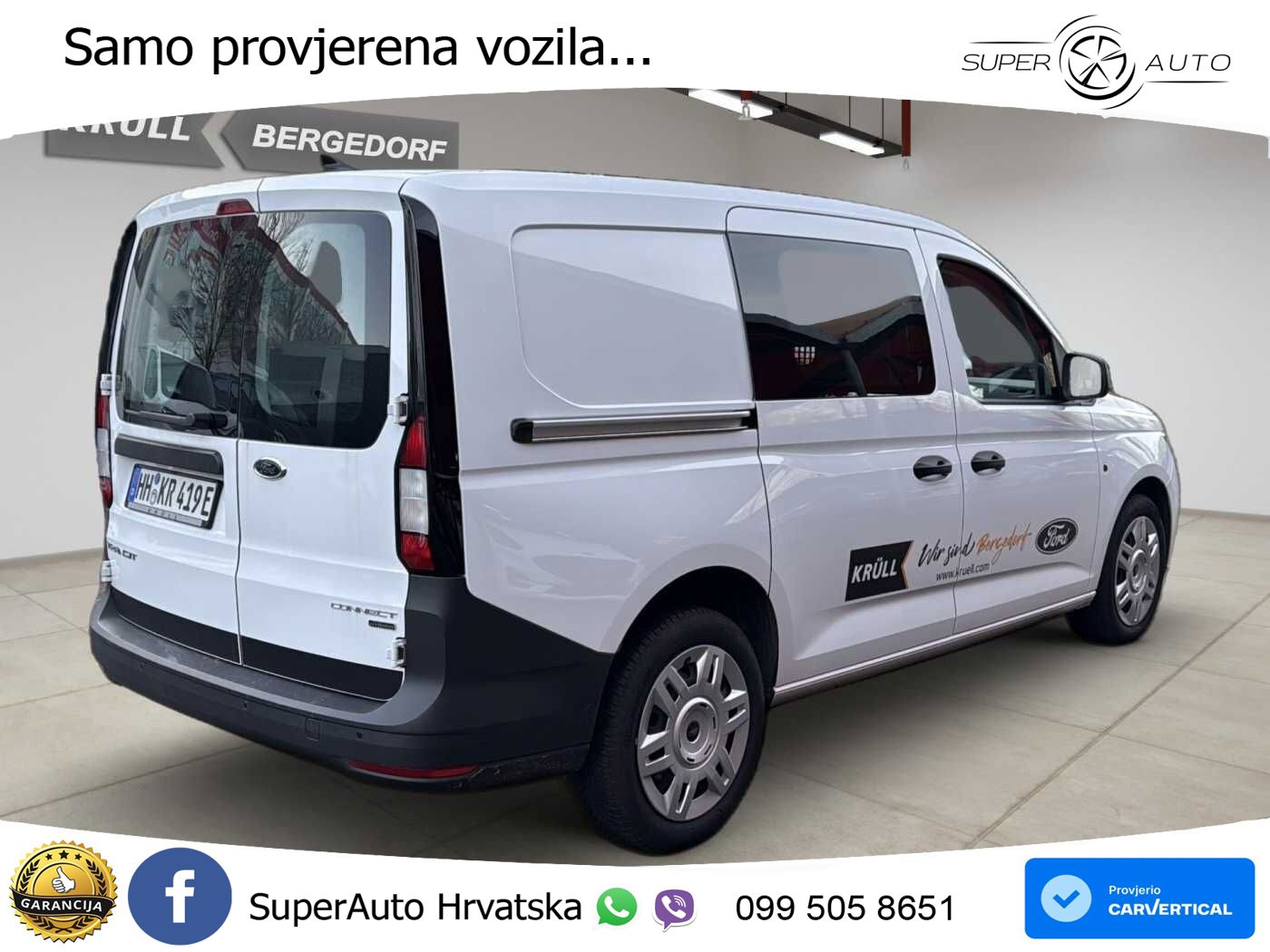 Ford Transit Connect 1.5 EcoBoost PHEV Trend L2 Klima 116 KS