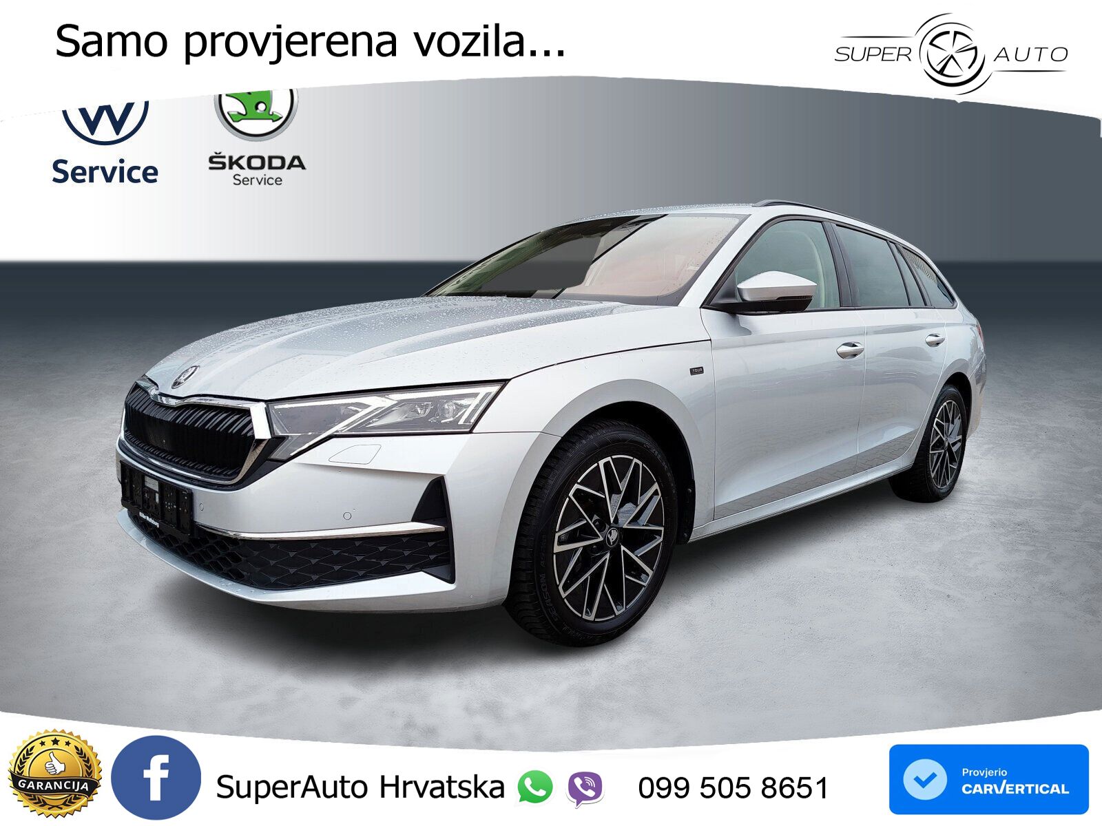 Škoda Octavia Combi 2.0 TDI (150 KS) DSG LED+GR SJED+ACC