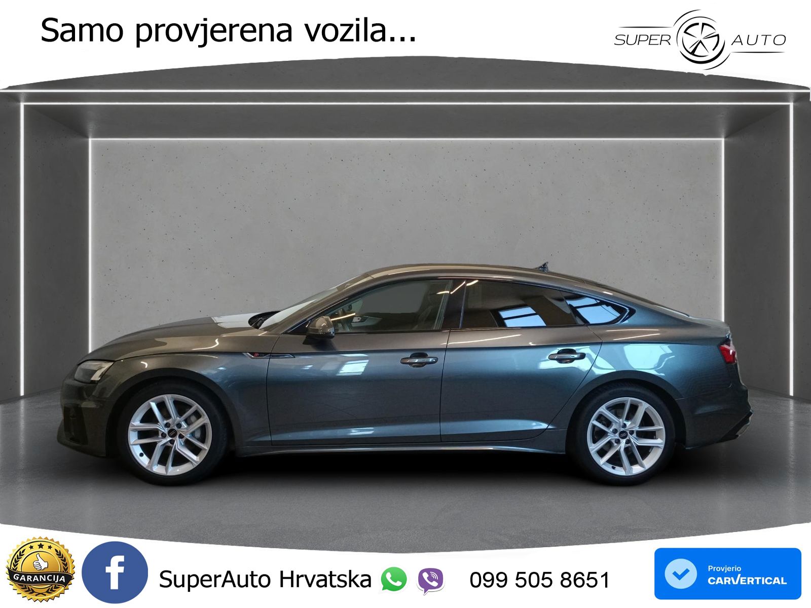 Audi A5 Sportback  40 TFSI (204 KS) quattro S tronic S line LED+GR SJED+ACC