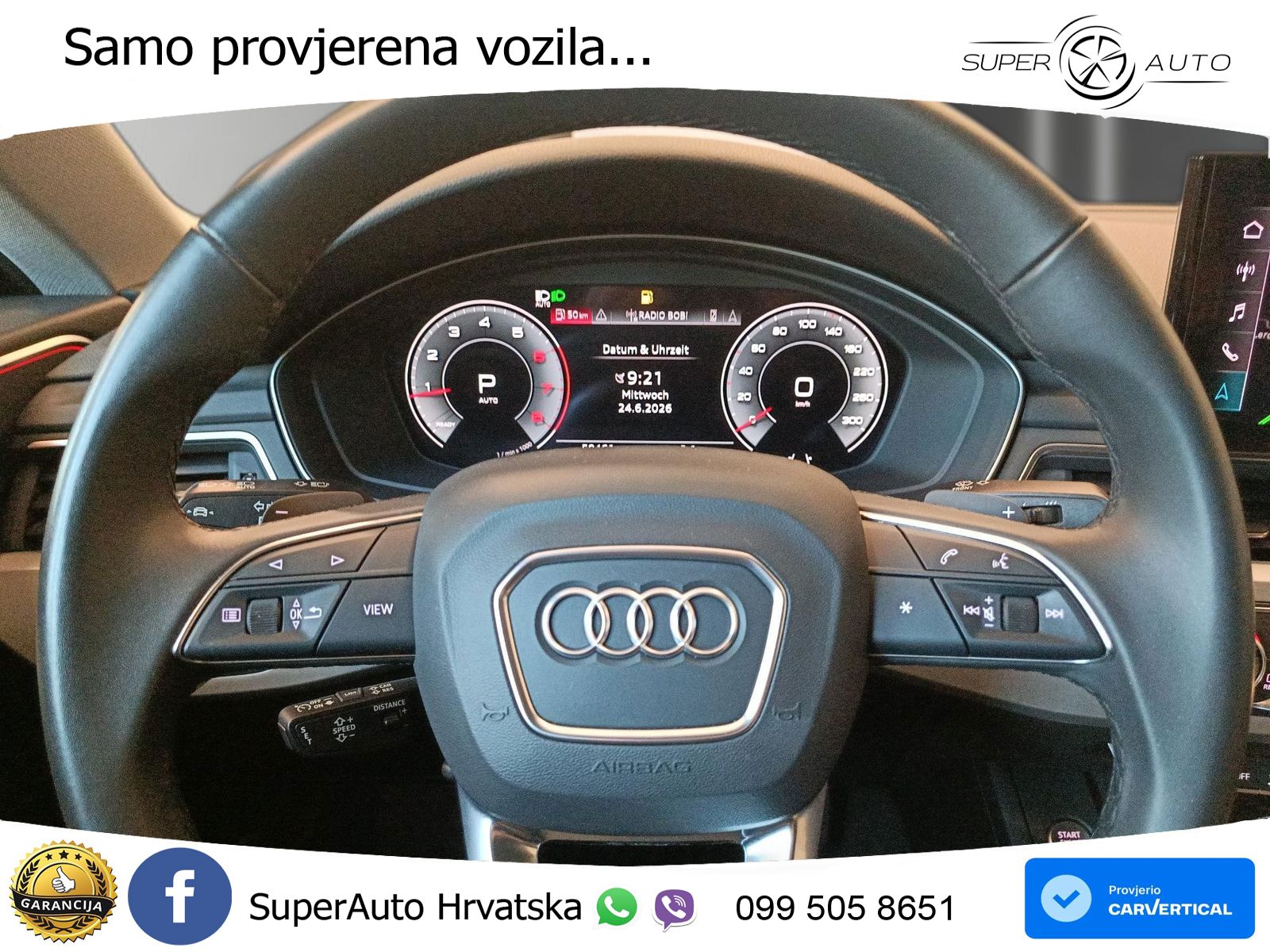Audi A5 Sportback  40 TFSI (204 KS) quattro S tronic S line LED+GR SJED+ACC