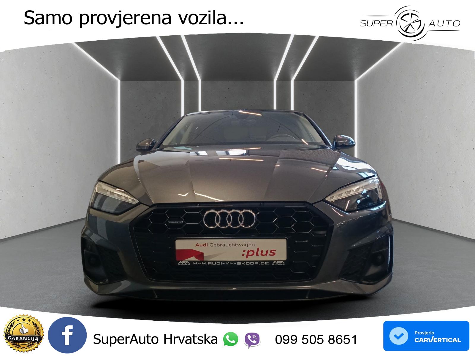 Audi A5 Sportback  40 TFSI (204 KS) quattro S tronic S line LED+GR SJED+ACC