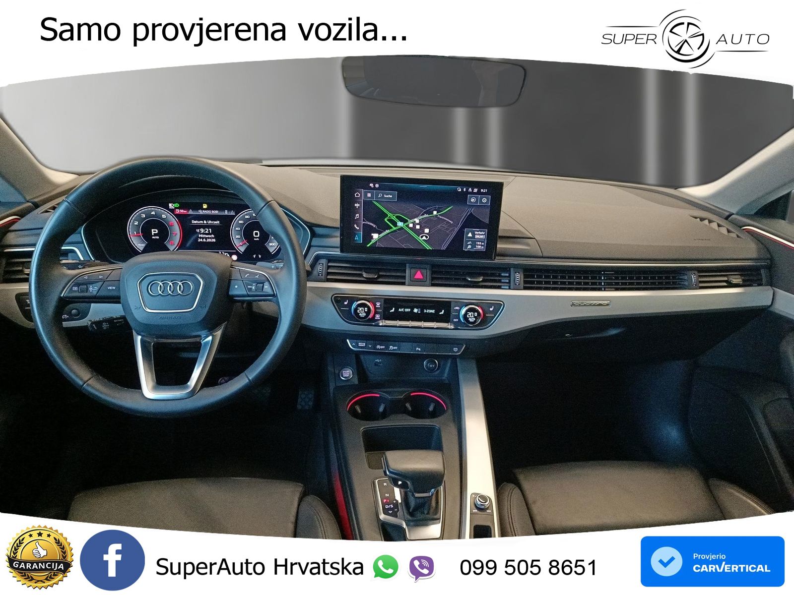 Audi A5 Sportback  40 TFSI (204 KS) quattro S tronic S line LED+GR SJED+ACC