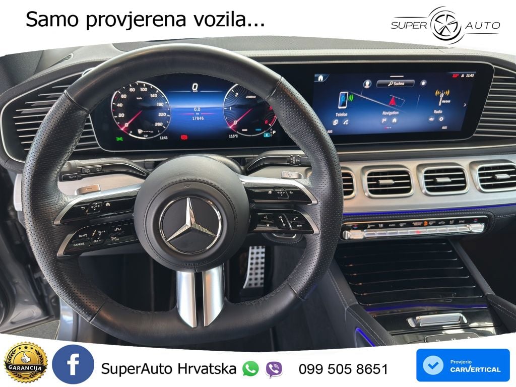Mercedes GLE 450d (367 KS) EQ Boost 4MATIC 9G-TRONIC ACC+HEAD+GR SJED+360+PANO