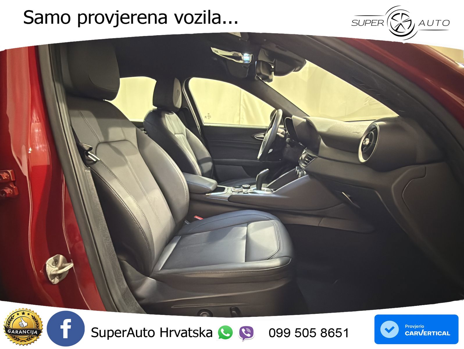 Alfa Romeo Giulia 2.0 Turbo (280 KS) Q4 Automatic LED+GR SJED+ACC