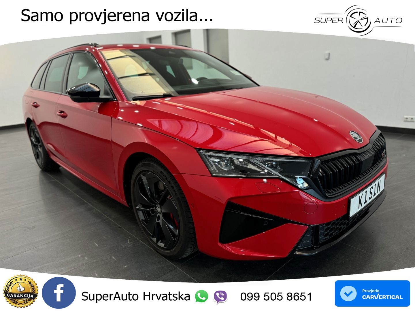 Škoda Octavia Combi RS 2.0 TSI (265 KS) DSG MATRIX+GR SJED+KAM