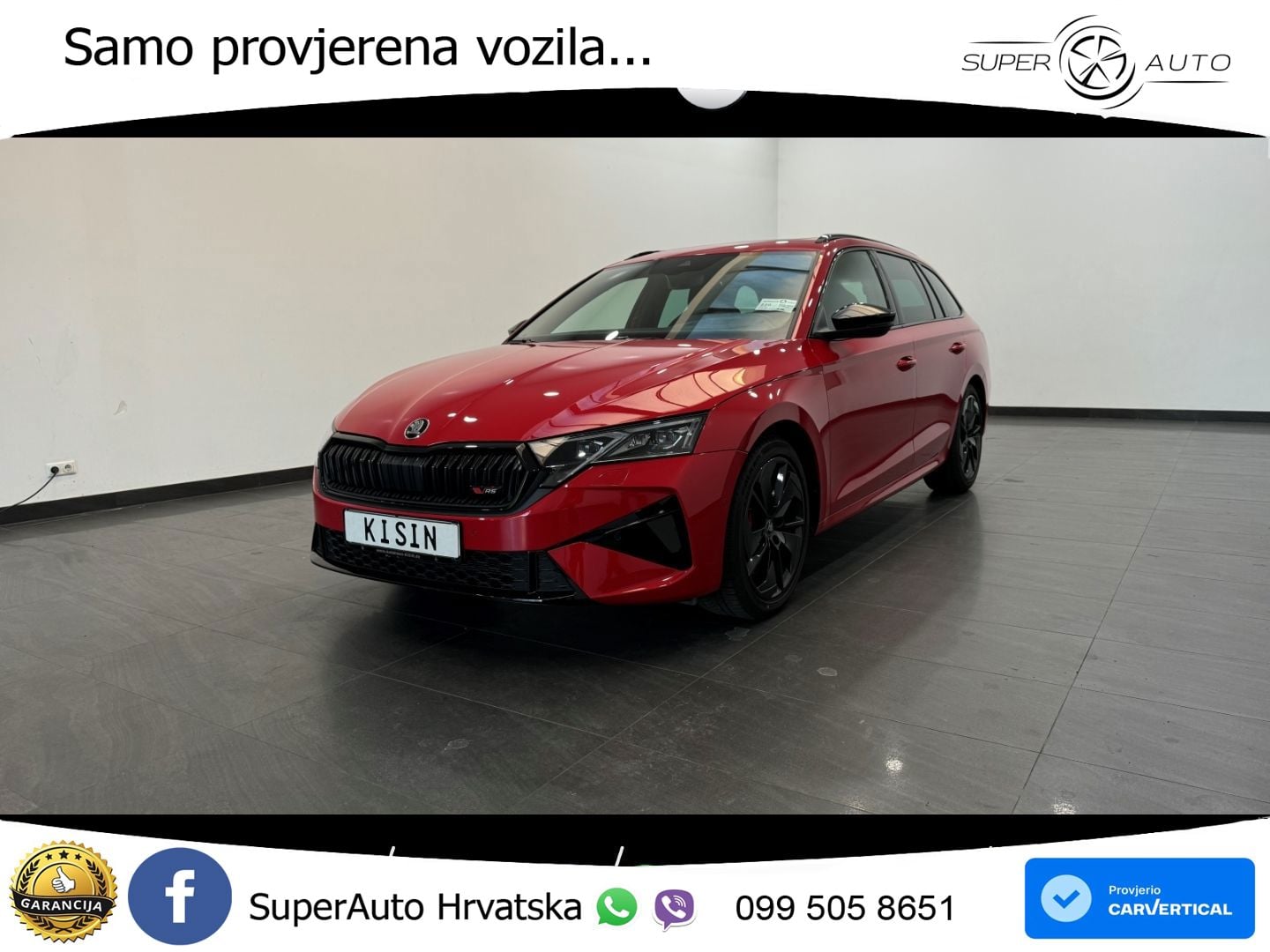 Škoda Octavia Combi RS 2.0 TSI (265 KS) DSG MATRIX+GR SJED+KAM